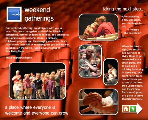 page two, weekend gatherings and taking the next step